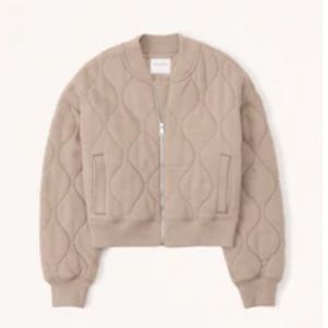 Abercrombie onion quilted bomber